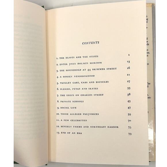 One Boy's BOSTON 1887-1901 Hardcover Book by Samuel Morison - Picture 7 of 10